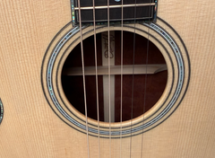 Osthoff the TREE Mahogany OM guitar with abalone rosette