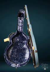 Ryan Nightingale guitar with Larry Robinson floral inlay case interior