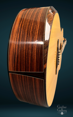 Ryan Nightingale guitar with Larry Robinson floral inlay end