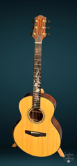 Ryan Nightingale guitar with Larry Robinson floral inlay for sale