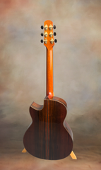 Rasmussen C-13 Brazilian rosewood guitar full back view