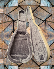 Rasmussen C-13 Brazilian rosewood guitar case interior