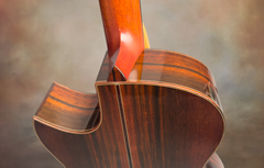 Rasmussen C-13 Brazilian rosewood guitar heel