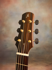 Rasmussen C-13 Brazilian rosewood guitar headstock