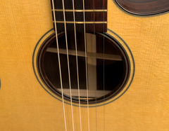 Rasmussen C-13 Brazilian rosewood guitar rosette