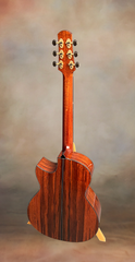 Rasmussen Madagascar rosewood model C cutaway guitar full back view