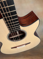 Rasmussen Madagascar rosewood model C cutaway guitar cutaway