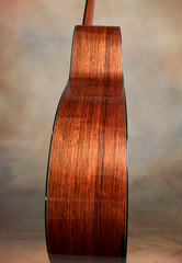Rasmussen Madagascar rosewood model C cutaway guitar other side