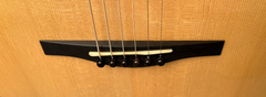 Rasmussen R-13 African Blackwood Guitar ebony bridge
