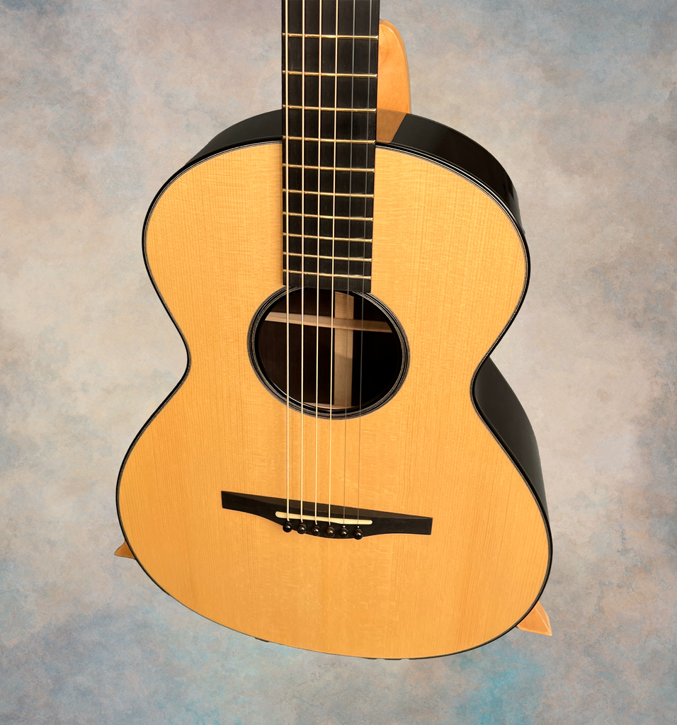 Black wood guitar sales