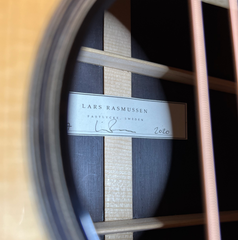 Rasmussen R-13 African Blackwood Guitar interior label