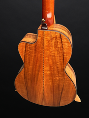 Ryan Abbey Parlor guitar with Koa back and sides
