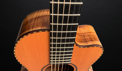 Ryan Abbey Parlor guitar ebony fretboard
