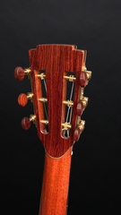 Ryan Abbey Parlor guitar back of headstock