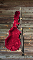 Ryan MGC Brazilian rosewood guitar case interior