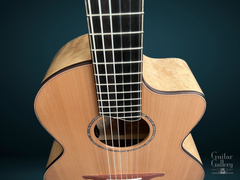 Lowden S35J-X custom Quilted Maple guitar ebony fretboard