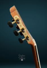 Lowden S35J-X custom Quilted Maple guitar side dots on neck