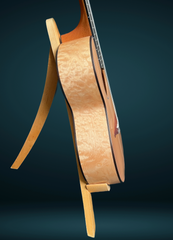 Lowden S35J-X custom Quilted Maple guitar side