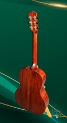 Santa Cruz 000-1929 guitar full back view