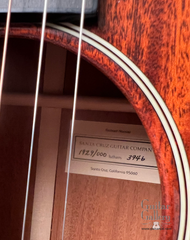 Santa Cruz 000-1929 guitar label
