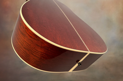 Santa Cruz 1934 D mahogany guitar ivoroid binding