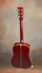 Santa Cruz 1934 D mahogany guitar full back view