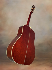 Santa Cruz 1934 D mahogany guitar glam shot back