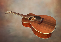 Santa Cruz OM CocoBolo Guitar #6238 with Sinker Redwood Top