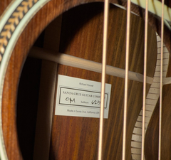 Santa Cruz OM CocoBolo Guitar #6238 with Sinker Redwood Top
