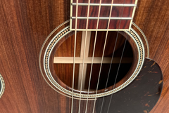 Santa Cruz OM CocoBolo Guitar #6238 with Sinker Redwood Top