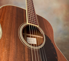 Santa Cruz OM CocoBolo Guitar #6238 with Sinker Redwood Top