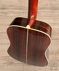 Santa Cruz Custom D-42 guitar Indian rosewood back