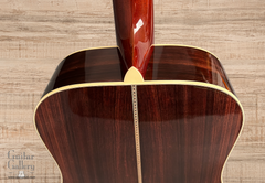 Santa Cruz Custom D-42 guitar heel