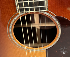 Santa Cruz Custom D-42 guitar abalone rosette