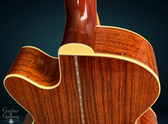 Santa Cruz Art Deco model F guitar heel