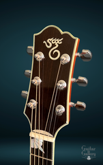 Santa Cruz Art Deco model F guitar headstock