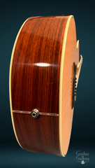 Santa Cruz Art Deco model F guitar end