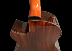 Strahm 00c Brazilian rosewood guitar heel