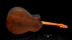 Strahm 00c Brazilian rosewood guitar glam shot back