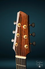 Strahm 00c Brazilian rosewood guitar headstock