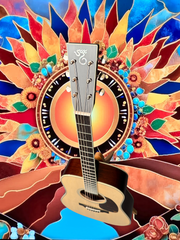 Santa Cruz 1934 D mahogany guitar fun shot