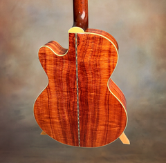 Santa Cruz F Koa guitar back
