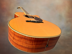 Santa Cruz F Koa guitar glam shot end