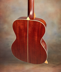 Santa Cruz OM #6344 mahogany guitar back
