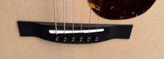 Santa Cruz OM #6344 mahogany guitar bridge