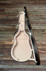 Santa Cruz OM #6344 mahogany guitar case interior