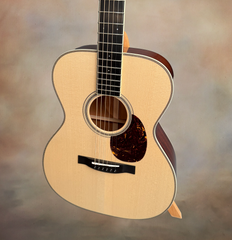 Santa Cruz OM #6344 mahogany guitar with Adirondack spruce top