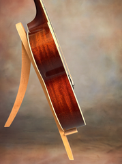 Santa Cruz OM #6344 mahogany guitar side