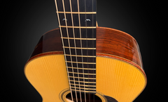 Sexauer FT-000-D Brazilian rosewood guitar with ebony fretboard