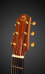 Sexauer FT-000-D Brazilian rosewood guitar headstock